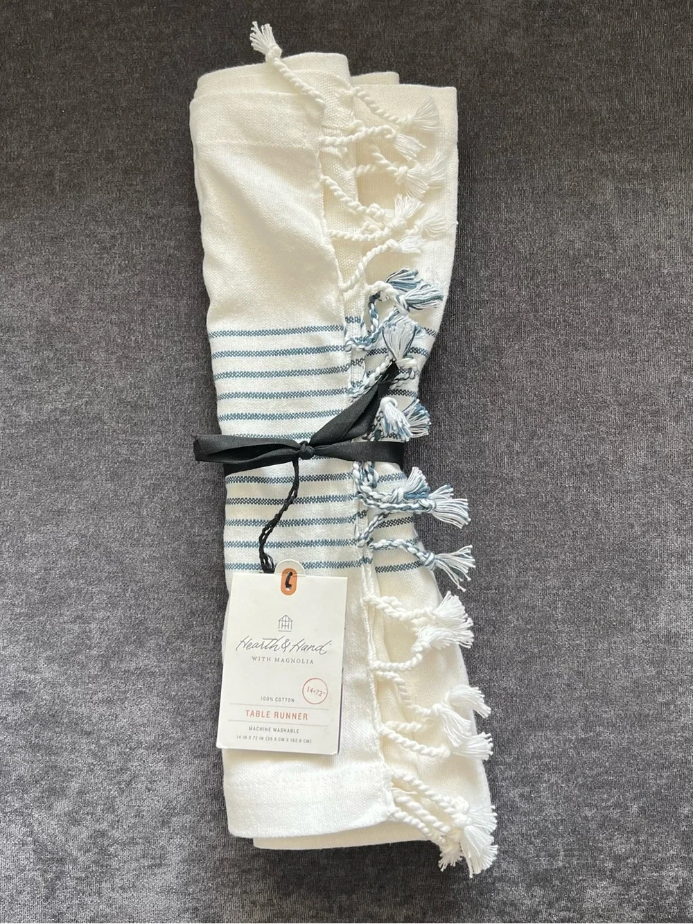 NWT Hearth & Hand with Magnolia Table Runner 14”x72”
